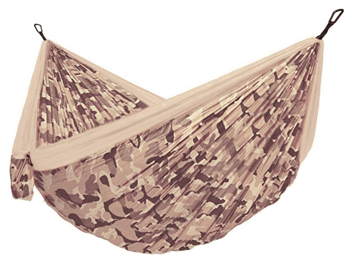 Sieť Hamaka Camping camo double PRO