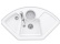 Kuchyňské dřezy Villeroy & Boch Solo Corner 1075.20R