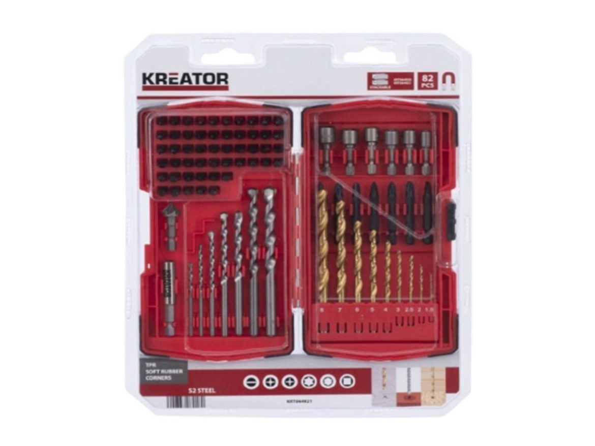 Sada bitů a vrtáků 82 Kreator KRT064921