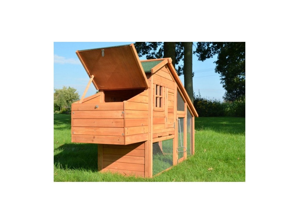 Kurník Scobax Dřevěný kurník BERLIN XL, 1900 x 1130 x 650 mm