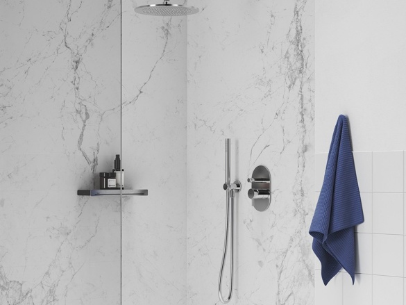 Ravak 706.60GLB Podomítkový vývod s držákem, Gold Brushed