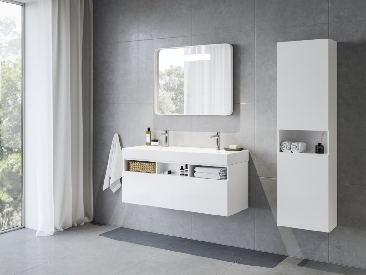 Ravak SB Natural II 45 vysoká skříňka bílá