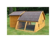 Kurník Scobax Dřevěný kurník OSLO, 1630x1550x860 mm