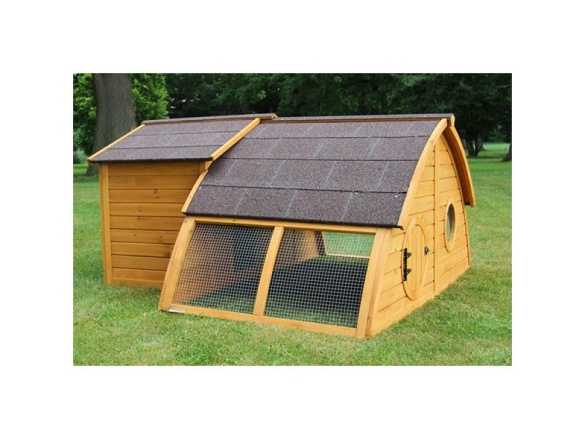 Kurník Scobax Dřevěný kurník OSLO, 1630x1550x860 mm