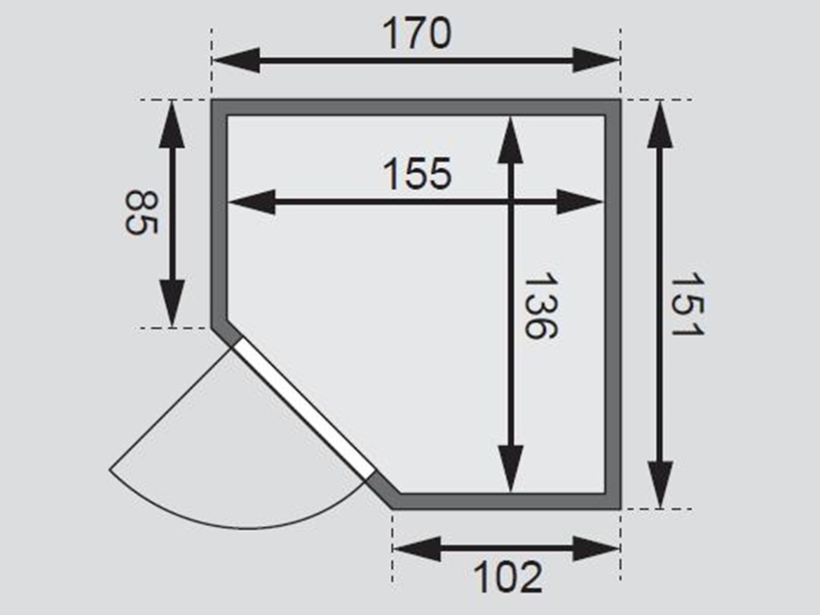 Finská sauna Karibu Faurin