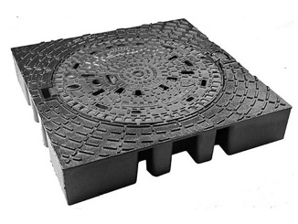 Vízelvezetés és vízelvezetés –  PAM Pamrex Square Apparent Frame (s ventilací)