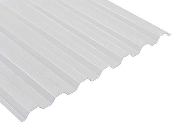 Trapézový polykarbonát TR 76/16 síla 0,8 čirý 1,06x5m Brett Martin Marlon CS TR 76/16