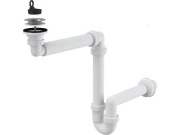 Alcadrain Umyvadlový sifon A413 s výpustí 63 mm, odpad 40 mm,  A413