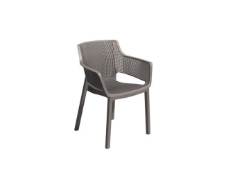 Nábytok –  Keter Zahradní židle Keter Elisa - 57,7 x 62,5 x 79 cm - cappuccino