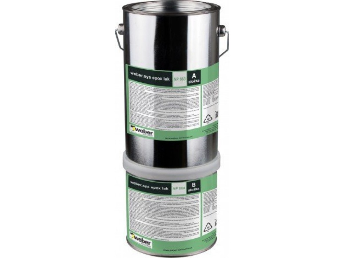 Rozpouštědlový epoxidový lak Weber Weber.sys NP 663