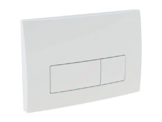 WC, bidety a pisoáre –  Geberit Deska ovládací GEBERIT DELTA 50 bílá, 115.105.11.1