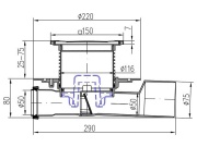 Vpusť Chuděj PVP 50/75 (univerzální, průběžná)