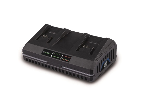 20 V IXES duální nabíječka 2,4 A Scheppach SDBC2.4A