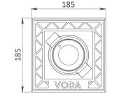 Čtvercový plovoucí poklop Heckl Ren