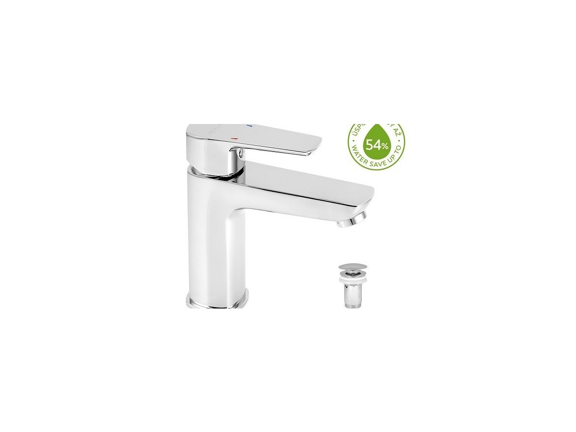 Novaservis Umyvadlová baterie Metalia 58, chrom, stojánková, s výpustí,  58003,0