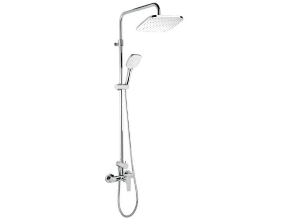 Novaservis Sprchový sloup s baterií Metalia 58, hranatý,  SET071/58,0