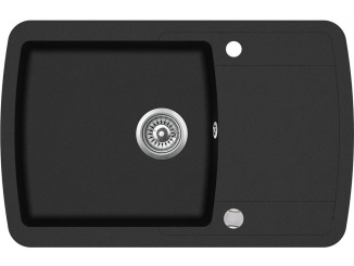 Granitové –  Helika black metallic černá