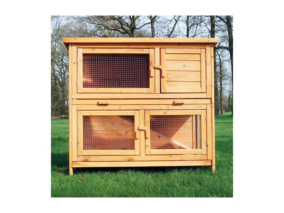 Scobax Dřevěná králíkárna STRAKONICE, 1040x550x940 mm