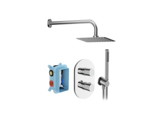 Csaptelepek – Ravak CR II 090.02CR Sprchový podomietkový set termo, chróm