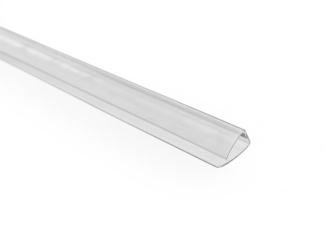 Csíkok és szalagok – Guttaprofil PC-U 4 mm+ 6 mm čirá 6 mm 2100 mm