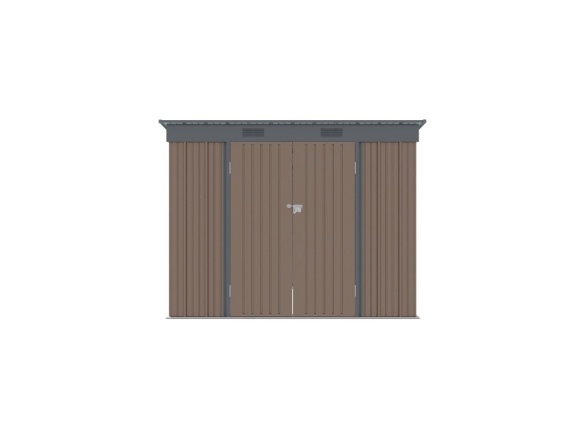 Plechový záhradný domček Riwall PRO RMSP 6x8 Brown