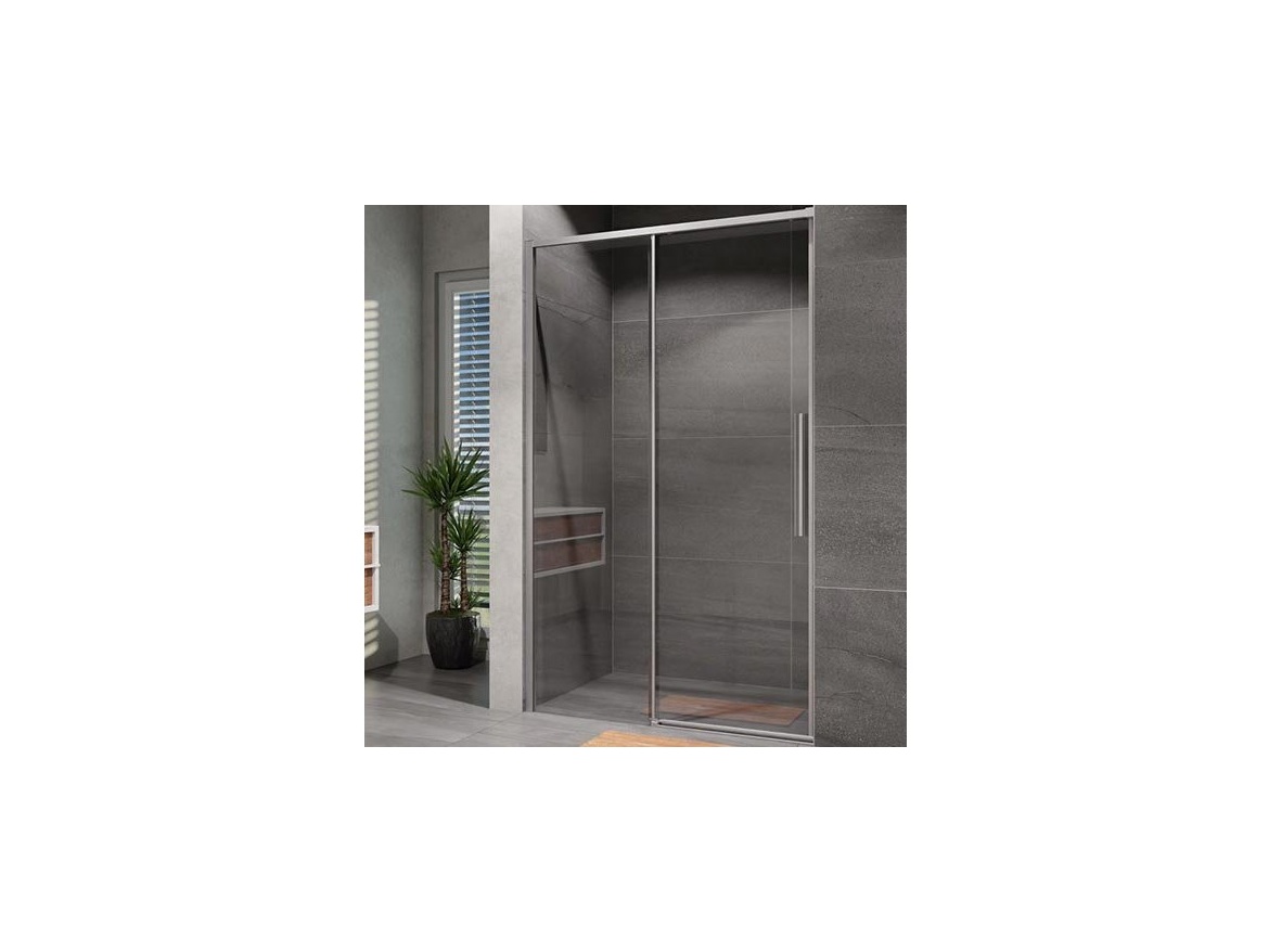 Lansanit Sprchové dveře Alvaro 1400 mm, sklo čiré, profil chrom,  SZD14