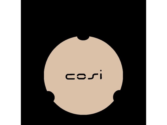 COSI Cosi kruhová krycí deska, L – pískově béžové