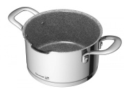 G21 Sada nádobí  Gourmet Miracle s cedníkem, 9 dílů, nerez/greblon