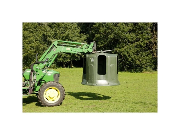 Scobax Krmný zvon na kulaté balíky (5 krmných otvorů)