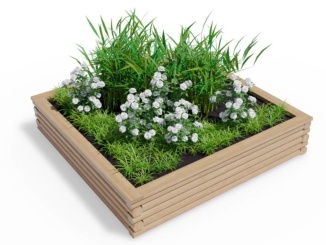 Dřevěné –  Česká Manufaktura Variogrow čtverec 43,5 cm, 210 x 210 cm, včetně nopové fólie, bez dna