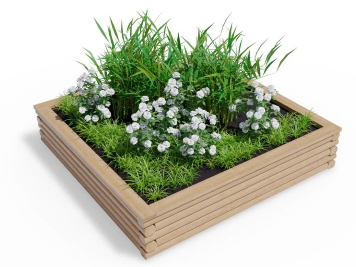 Vyvýšený záhon Česká Manufaktura Variogrow čtverec