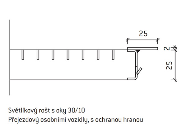 Rošt Scobax 30/10 pojízdný