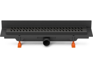 Technická sanita –  Chuděj LZB 40 Black (ke stěně) 450 mm, Harmony, K3