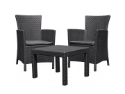 Keter Balkónový set Allibert Rosario - grafit