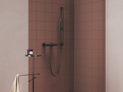 Ravak 974.60RGB Sprchová tyč s držákem, Rose Gold Brushed