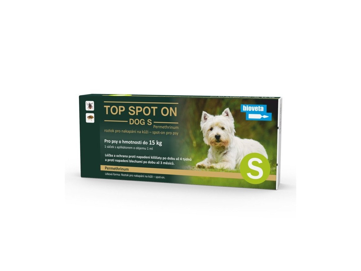 Scobax Top Spot-on Dog S 1x1ml (do 15kg)