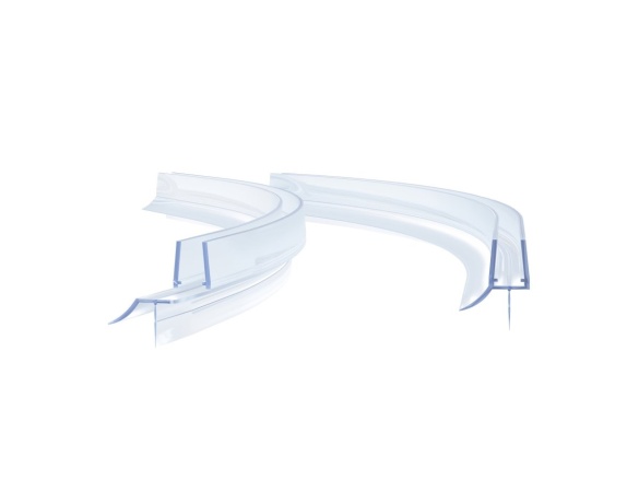 Ravak Okapnička čtvrtkruhová KK3 P Brilliant, Glassline