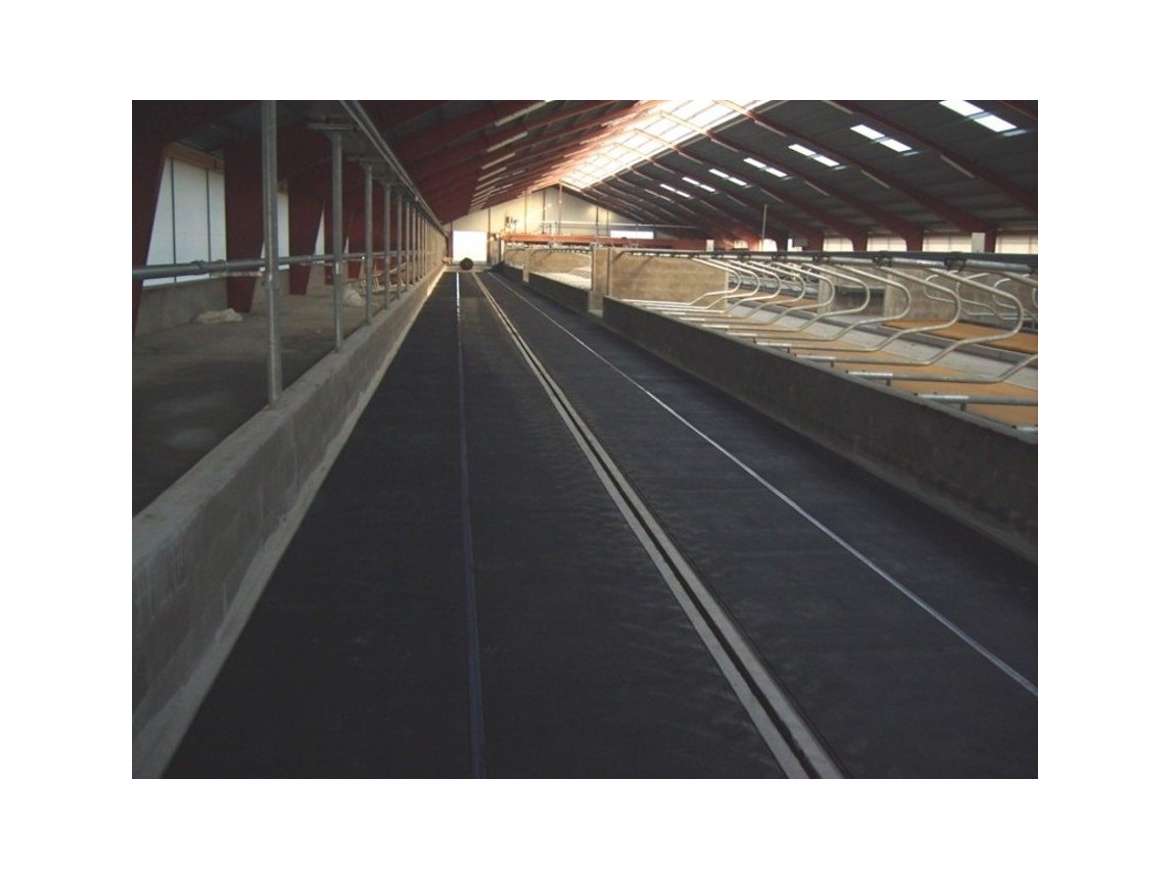 Gumová podlahovina s oboustranným otiskem textilu KSK-BELT Welle