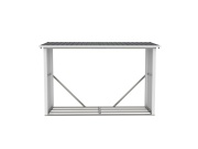 G21 Přístřešek na dřevo  WOH 335 - 242 x 89 cm, antracitový