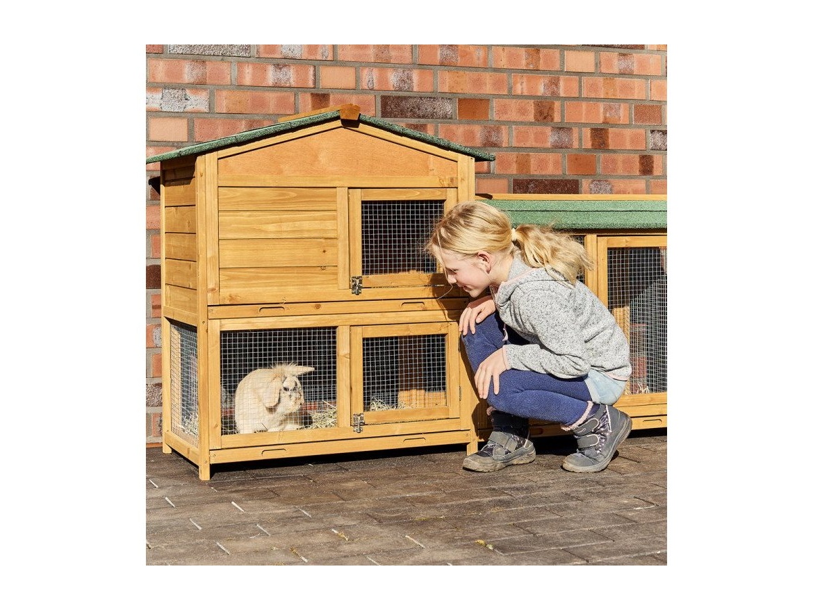 Dřevěná králíkárna Scobax Deny