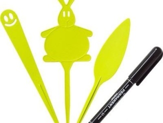 Magok –  Garden Line Štítky k rostlinám - zapichovací Mix + lihový fix - světle zelená