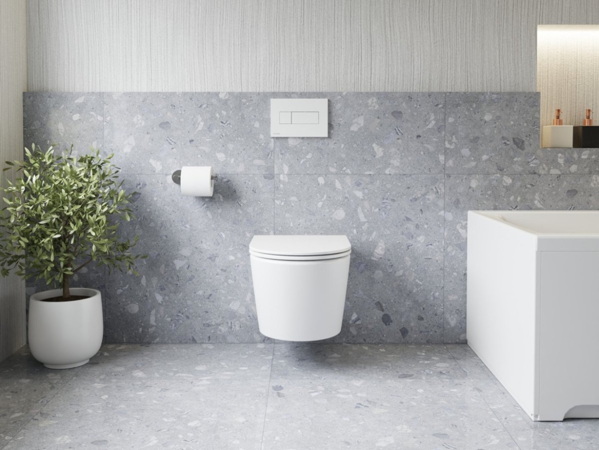 Ravak WC Flow RimOff set, závesné, biela