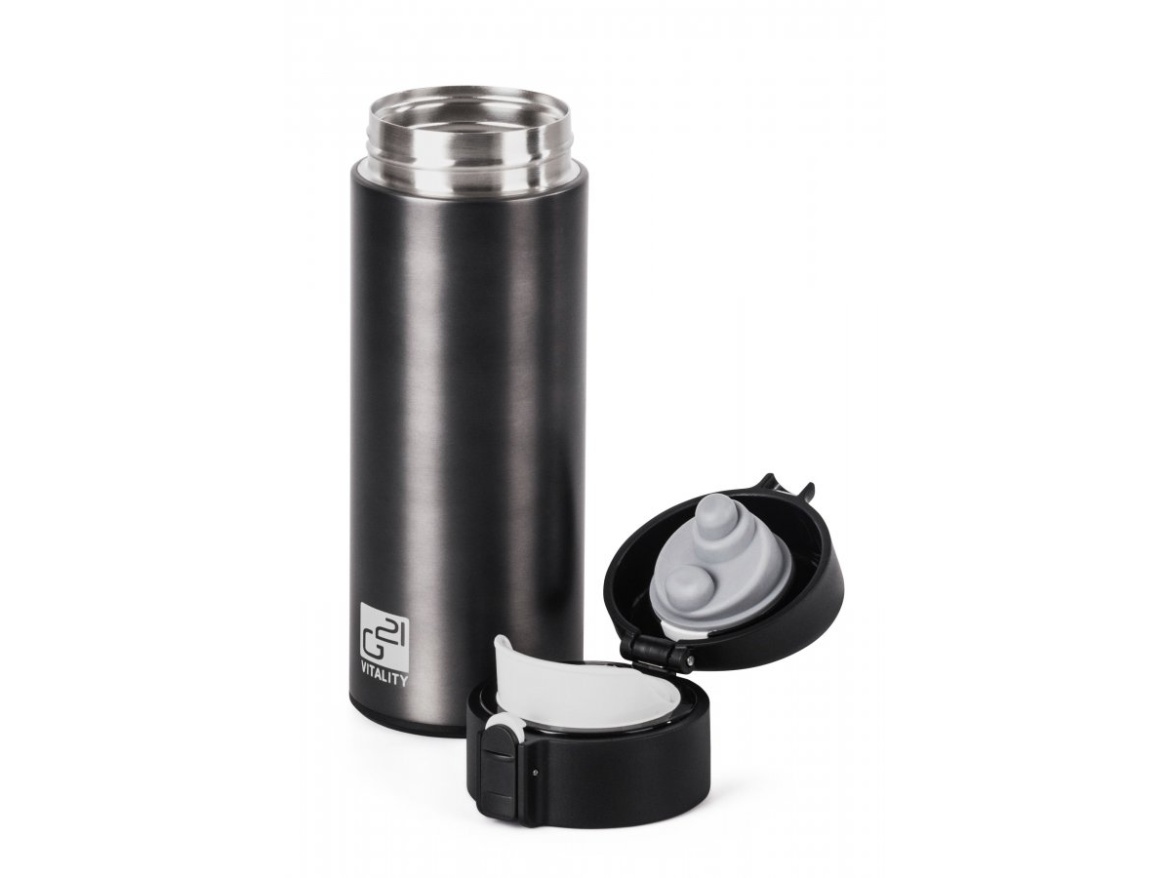 G21 Termoláhev  na pití, 350 ml, ocelově šedá