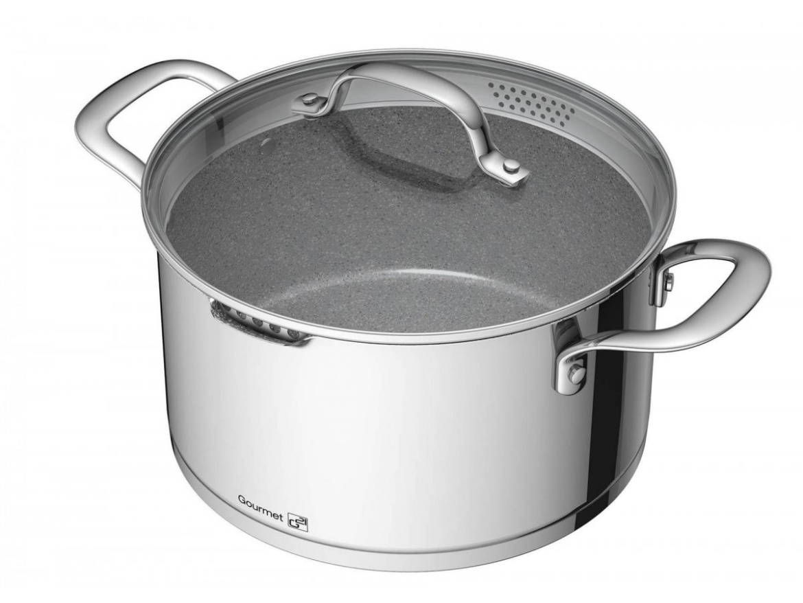 G21 Sada nádobí  Gourmet Miracle s hrncem navíc, 11 dílů, nerez/greblon