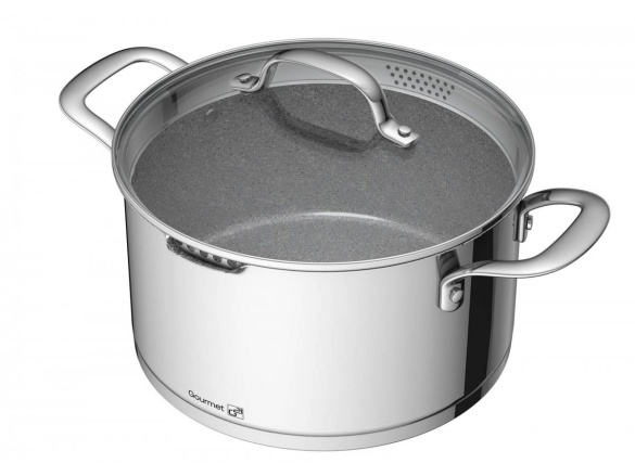G21 Sada nádobí  Gourmet Miracle s hrncem navíc, 11 dílů, nerez/greblon