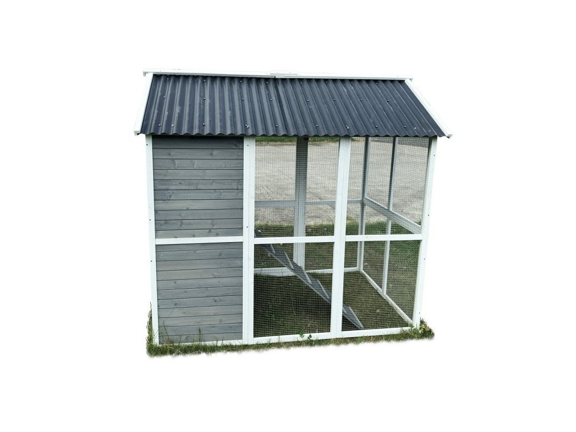 Kurník Scobax Dřevěný kurník s výběhem Bejrút, 195x140x180 cm