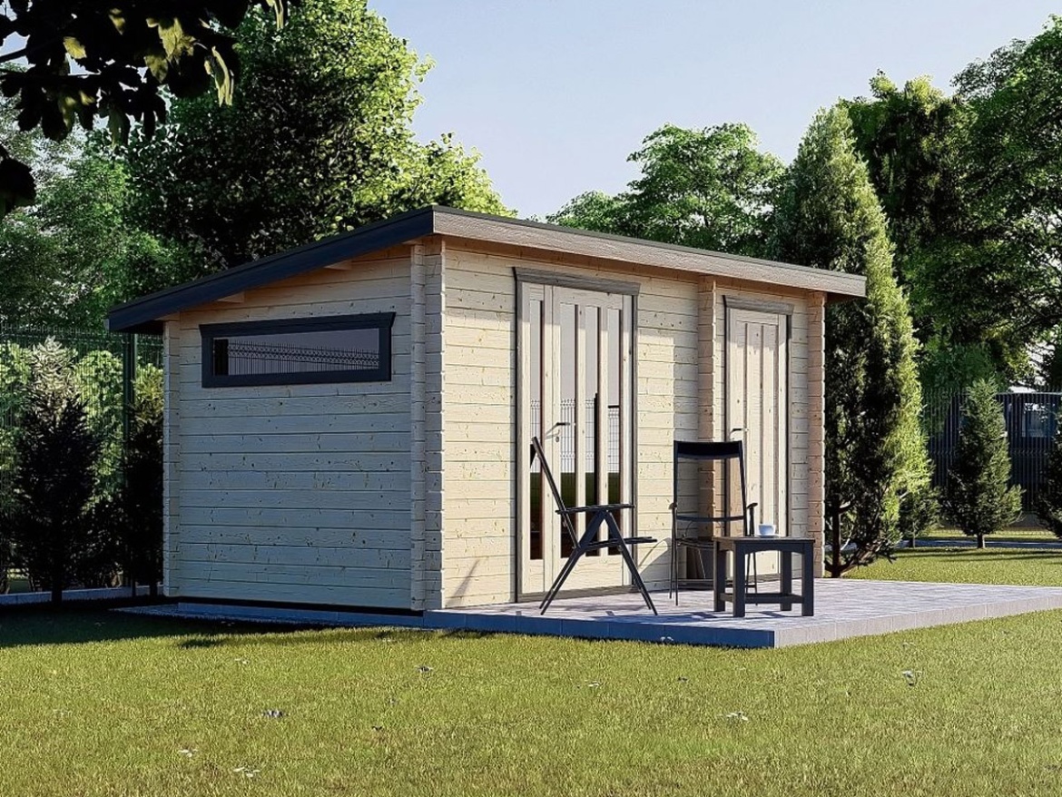 Drevený záhradný domček Česká Manufaktura Tasman