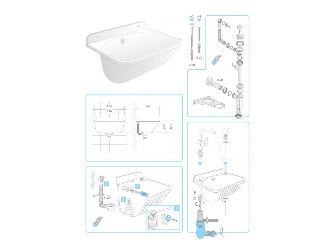 Kuchyňské dřezy Zelvo Eko 460