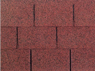 Asfaltové strešné šindle –  Guttatec 4TAB asfaltový šindel 100 x 33 cm červená terakota 3 m²