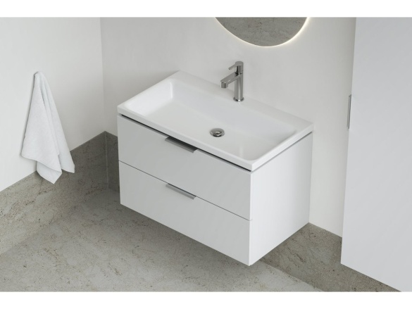 Ravak Umyvadlo Comfort 80, s otvorem pro baterii, bez přepadu, bílá